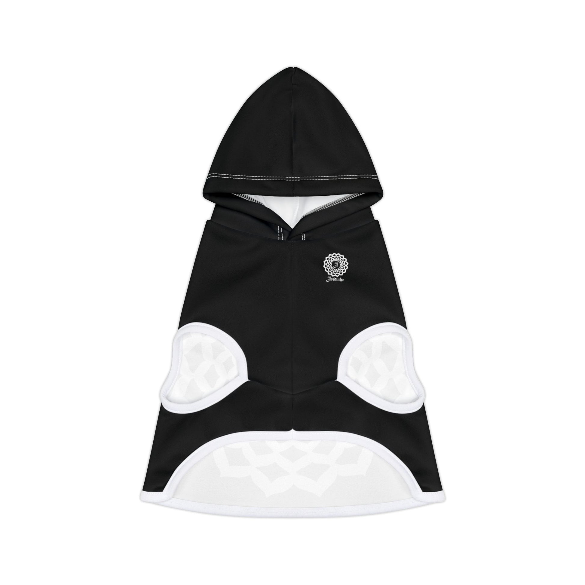 Black Jordinho Mandala dog and cat pet Hoodie -