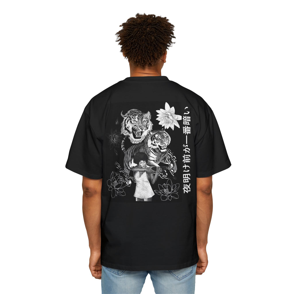 Tiger Genesis by Jordinho boxy streetwear heavy t-shirt