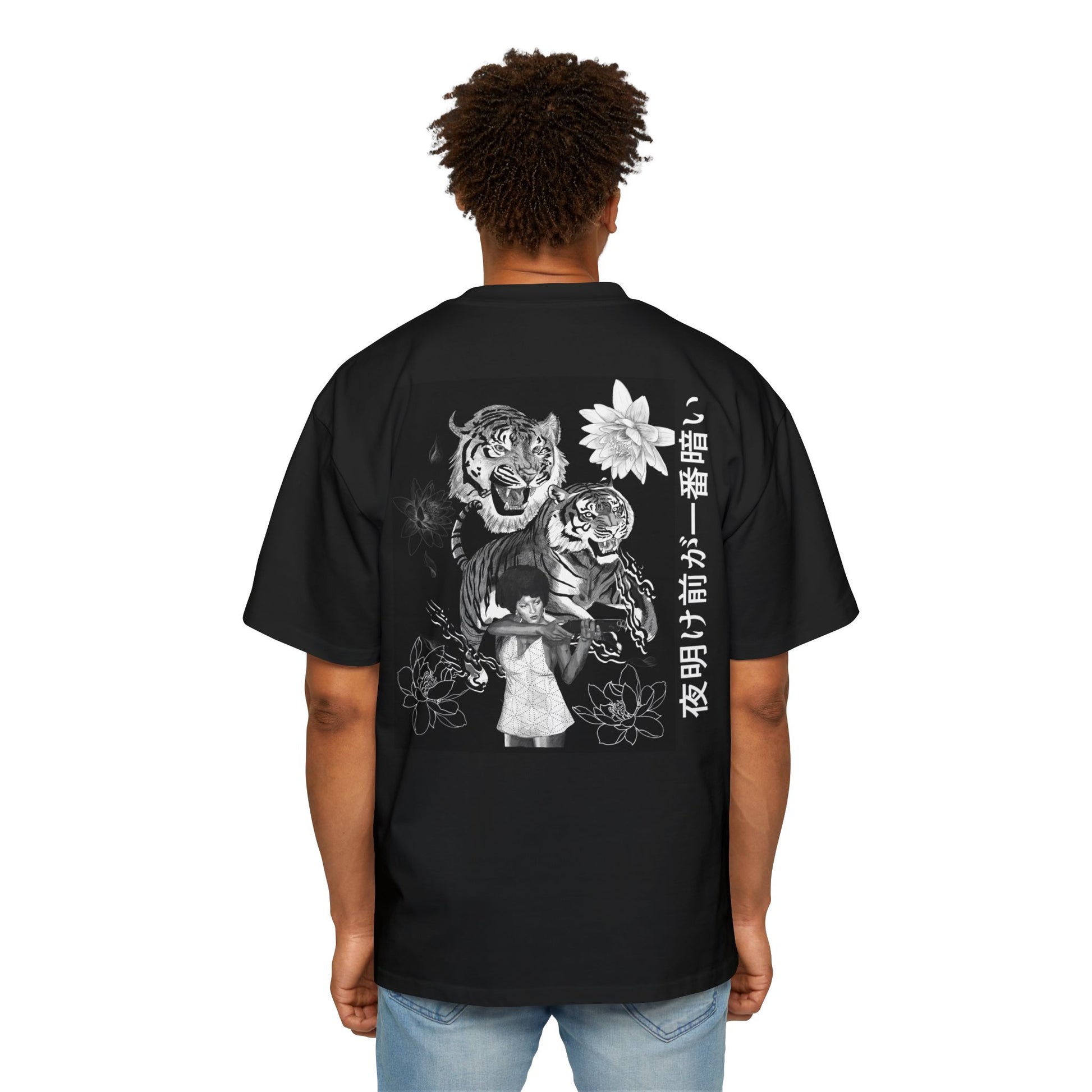 Tiger Genesis by Jordinho boxy streetwear heavy t-shirt