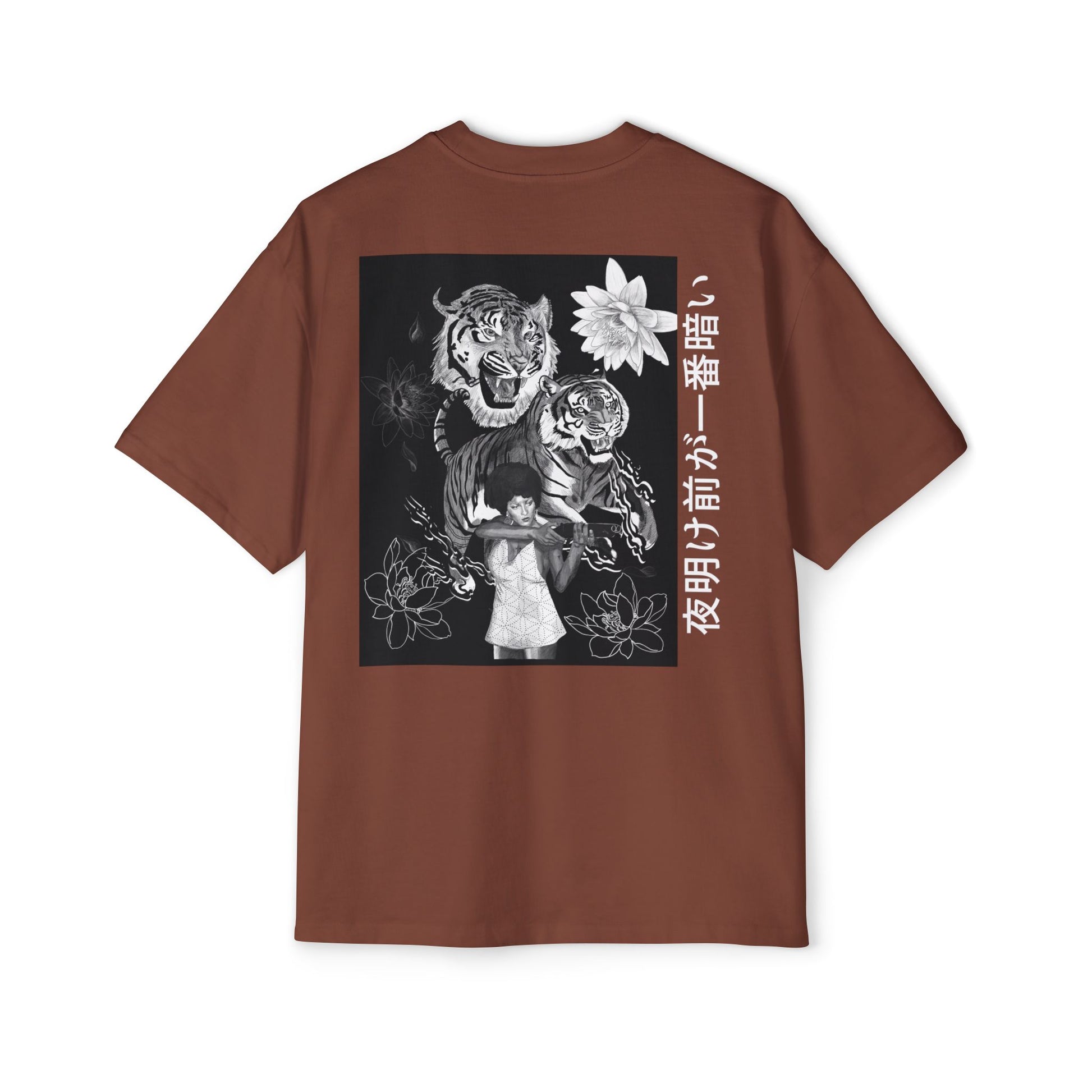 Tiger Genesis by Jordinho boxy streetwear heavy t-shirt