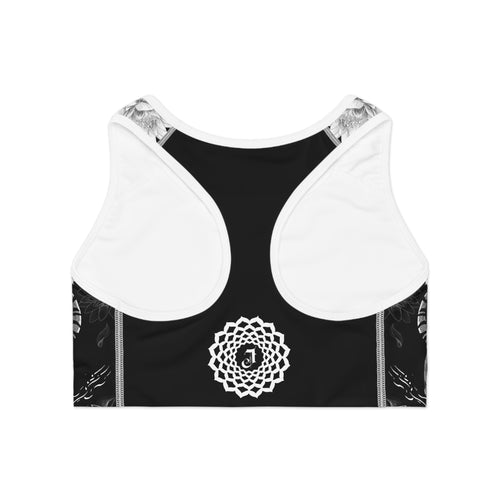Bold Tiger Print Sports Bra - Stylish Activewear for Fitness Enthusiasts