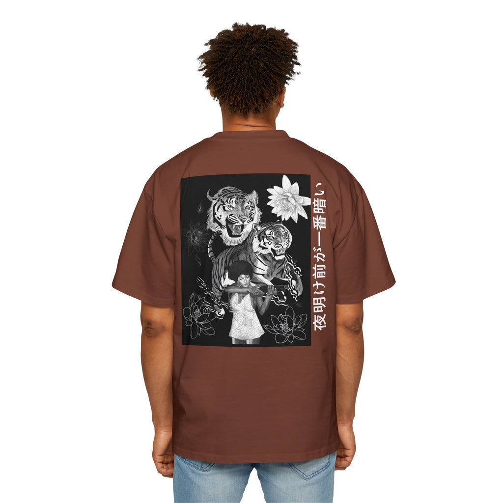 Tiger Genesis by Jordinho boxy streetwear heavy t-shirt