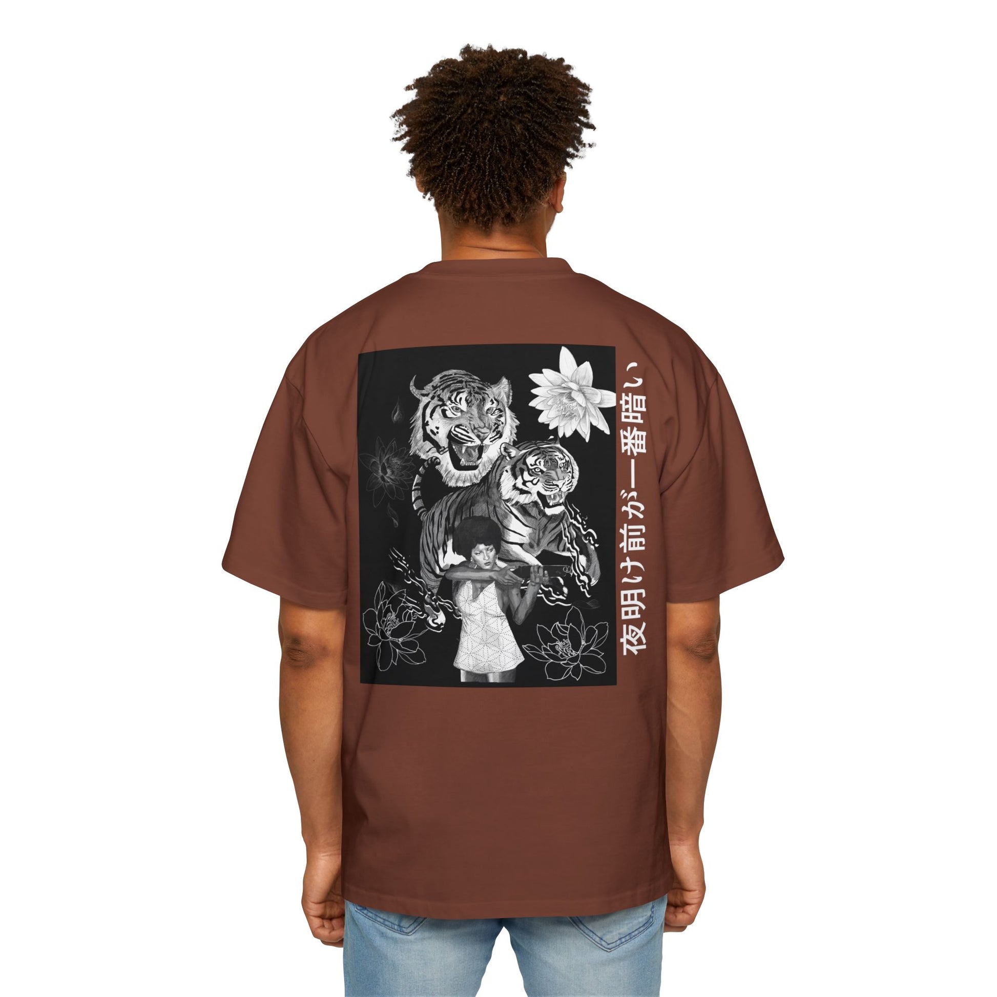 Tiger Genesis by Jordinho boxy streetwear heavy t-shirt