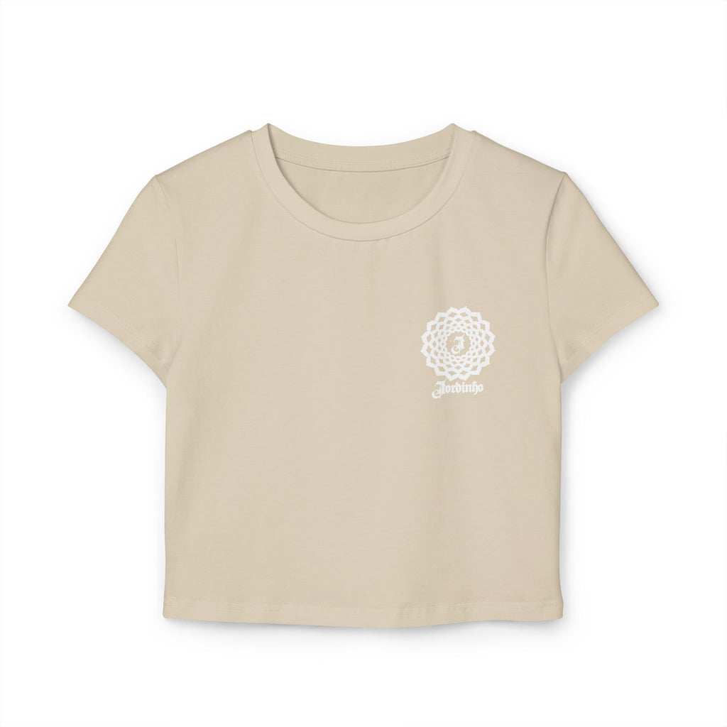 Artistic Women's Baby Tee with Graphic Design - Unique Crop Top for Casual Chic Style