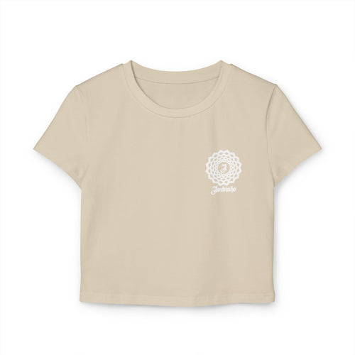 Artistic Women's Baby Tee with Graphic Design - Unique Crop Top for Casual Chic Style