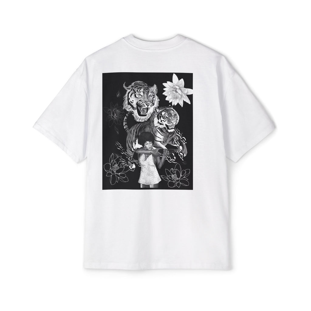 Tiger Genesis by Jordinho boxy streetwear heavy t-shirt