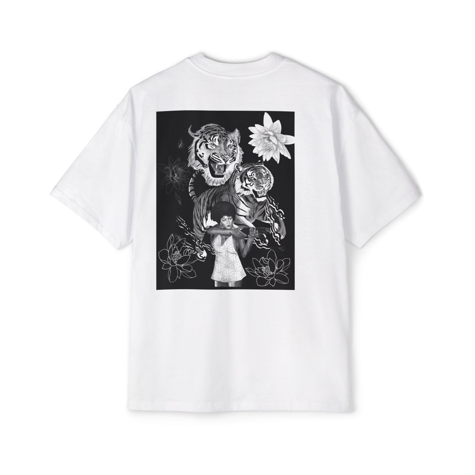Tiger Genesis by Jordinho boxy streetwear heavy t-shirt