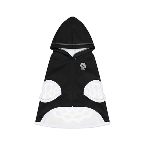 Black Jordinho Mandala dog and cat pet Hoodie  -
