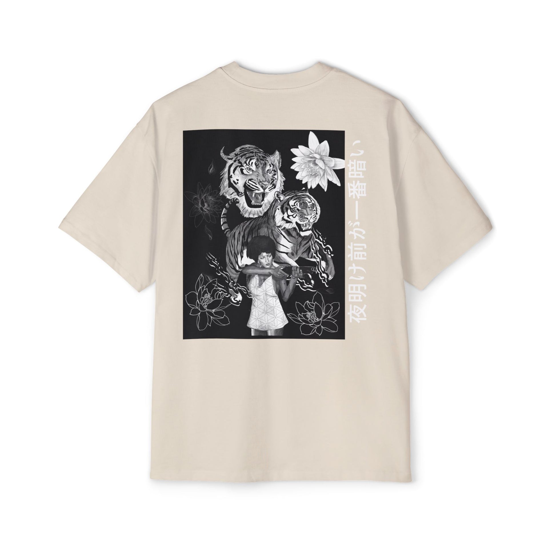Tiger Genesis by Jordinho boxy streetwear heavy t-shirt