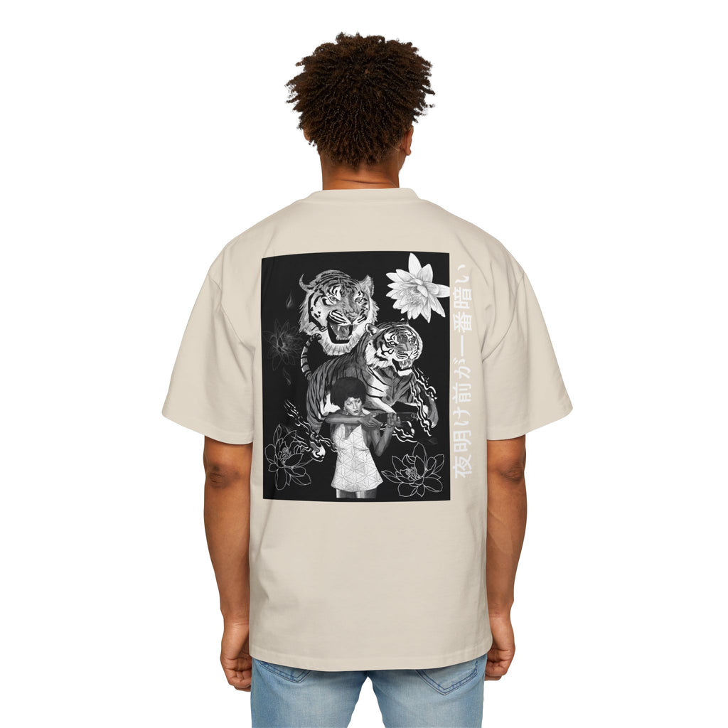 Tiger Genesis by Jordinho boxy streetwear heavy t-shirt