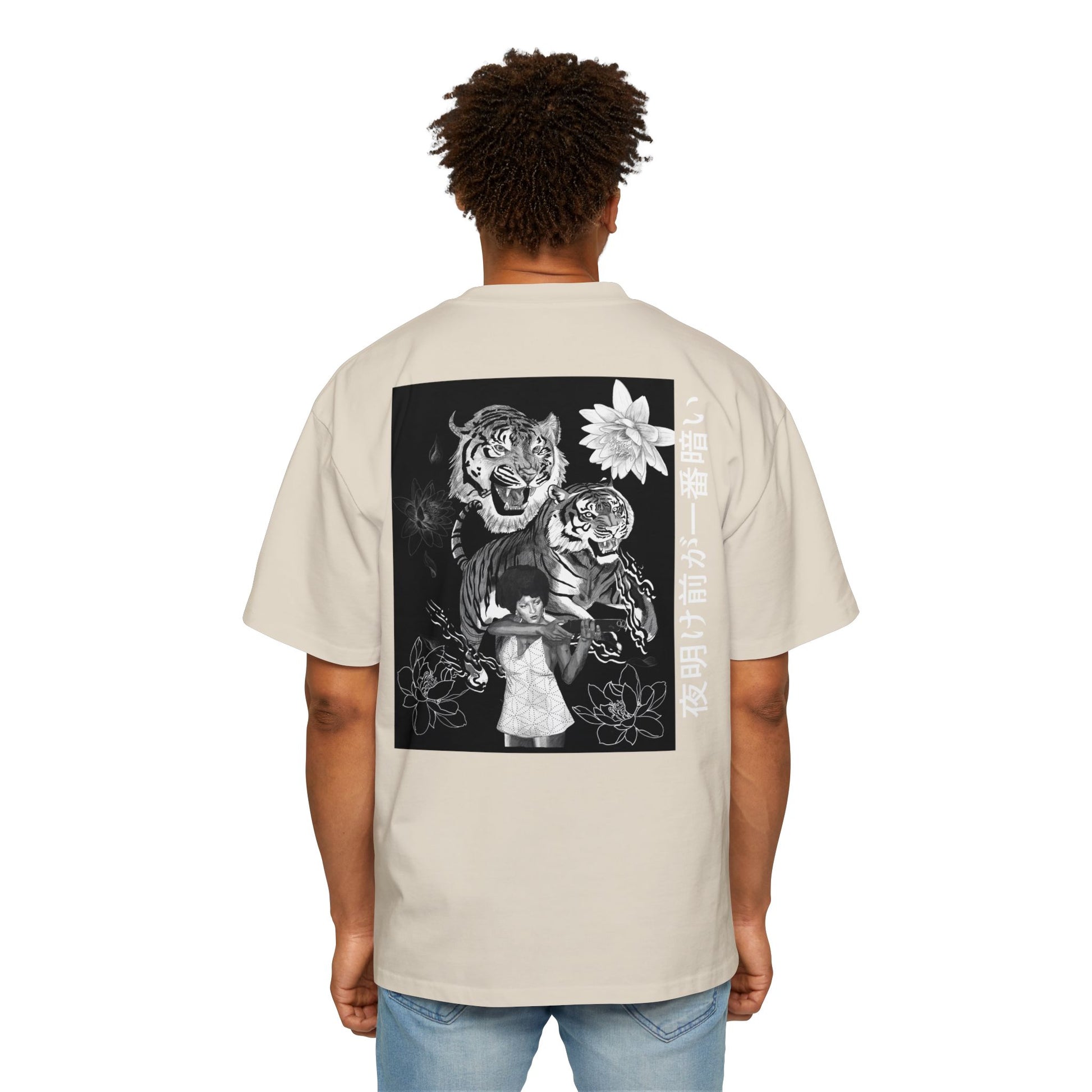 Tiger Genesis by Jordinho boxy streetwear heavy t-shirt