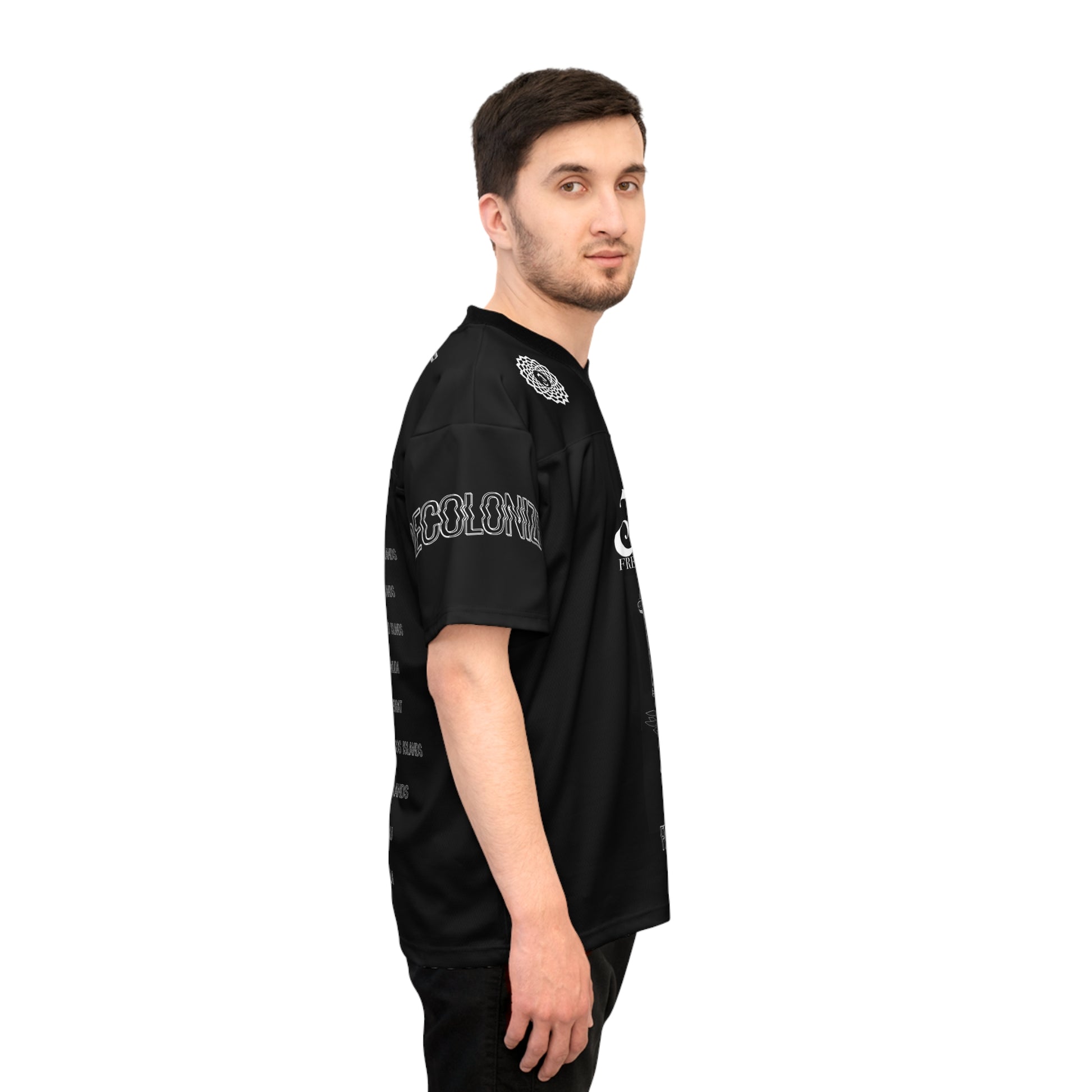 Unisex Football Jersey - Free Palestine AOP, Stylish Sportswear, Perfect for Activism, Unique Gift for Fans, Streetwear Essentials