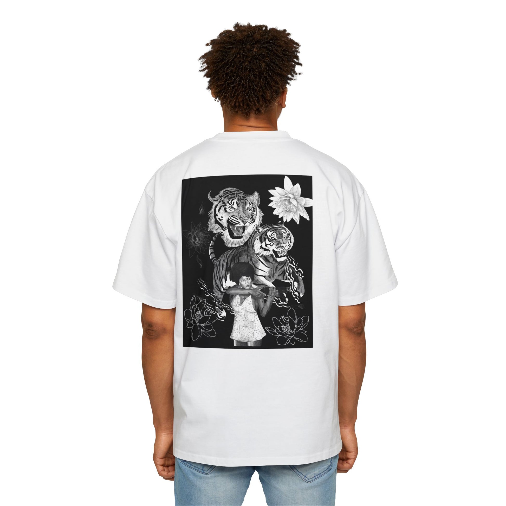Tiger Genesis by Jordinho boxy streetwear heavy t-shirt